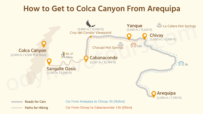 How to Get to Colca Canyon From Arequipa?