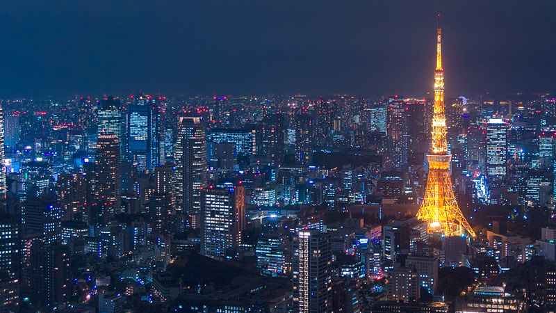 Tokyo Tower at Night