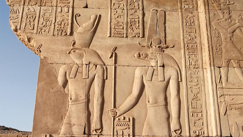 Kom Ombo Temple: Horus & Sobek