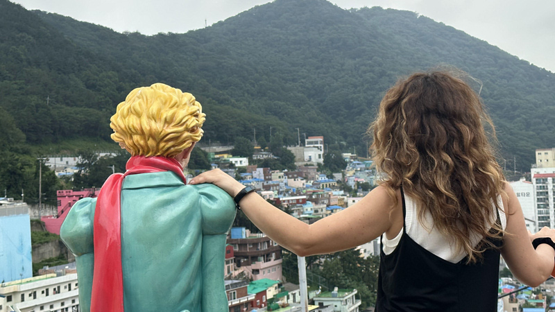 Little Prince Statue at Gamcheon Culture Village