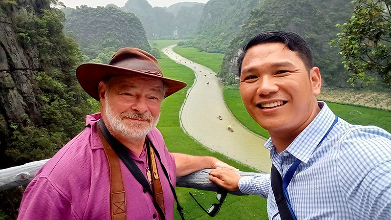 Senior Customer With Local Tour Guide