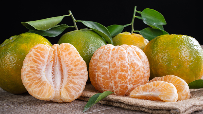 Sweet and slightly tangy orange