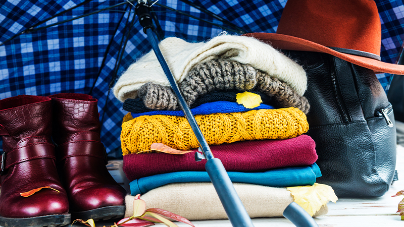 Pack Clothes for Unpredictable Weather