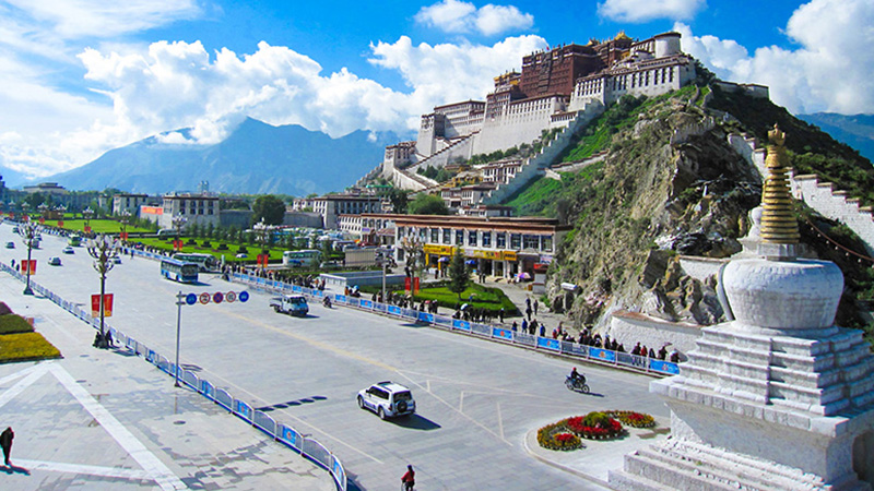 The Potala Palace in Lhasa