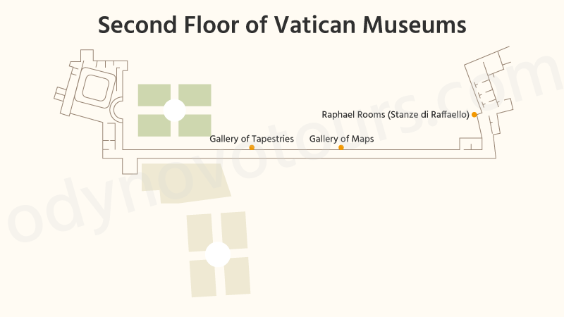 Second Floor of Vatican Museums