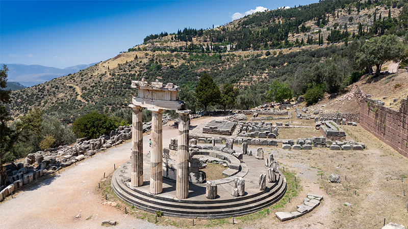 Site of Ancient, Delphi, Greece
