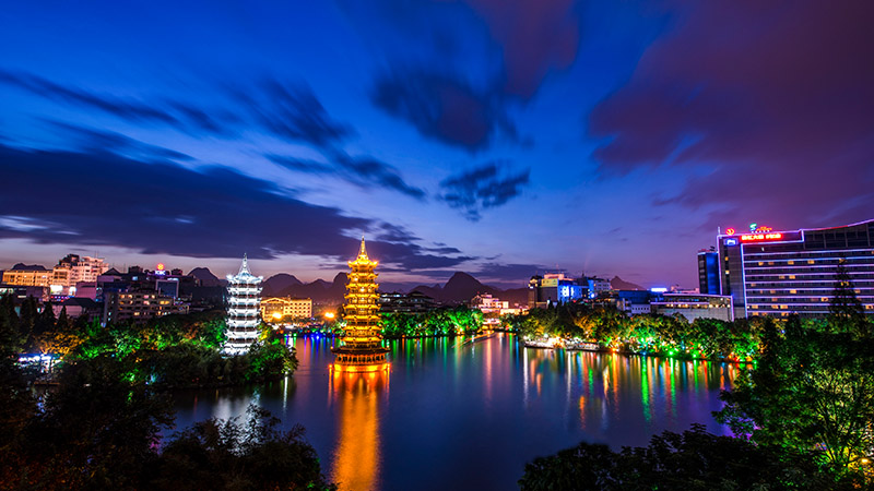 The Sun & Moon Twinkle Pagodas