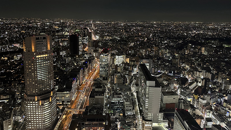 Night View From Shibuya Sky