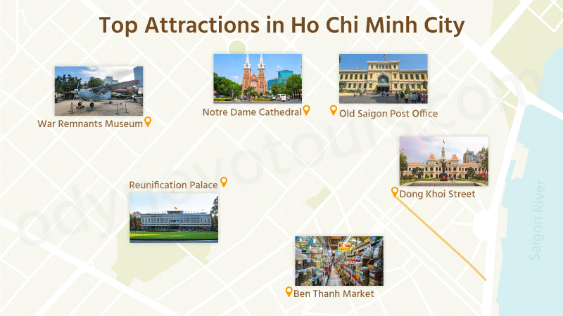 Top Attractions in Ho Chi Minh City