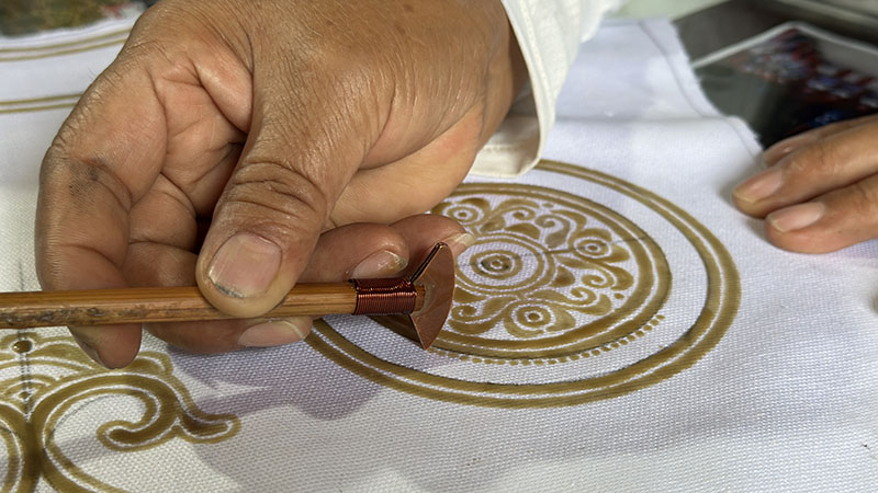 Traditional batik dyeing in Guizhou