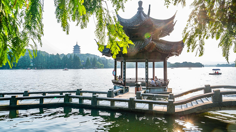 The West Lake in Hangzhou
