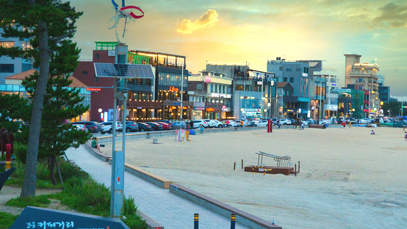 Anmok Beach Cafe Street, Gangneung