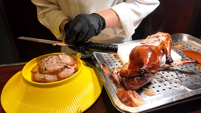 Sliced Beijing Roast Duck