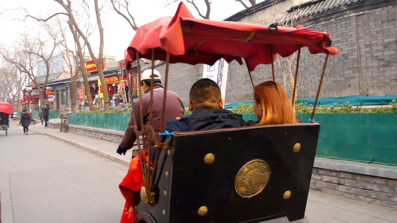 Explore the Beijing hutongs in a rickshaw