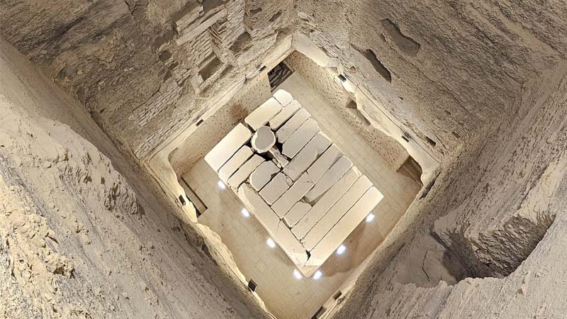Chamber Inside A Pyramid