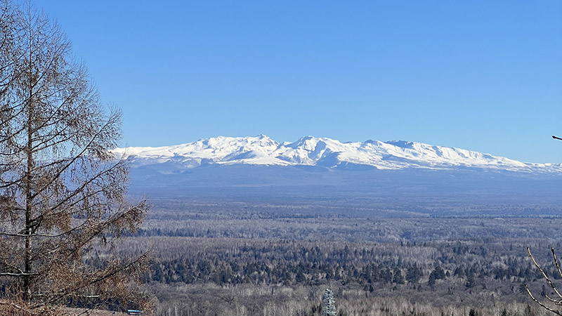 Long-distance view of Changbai Mountain