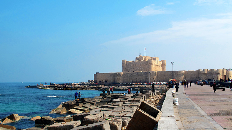 Qaitbay Citadel in Alexandria
