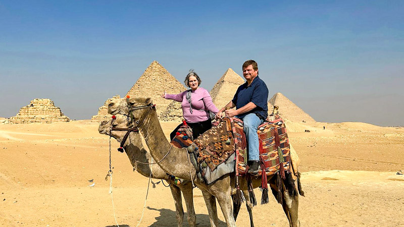 Camel Ride Around Giza Pyramids