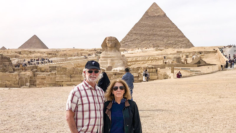 Sphinx & Pyramids in Giza (Clients Photo)