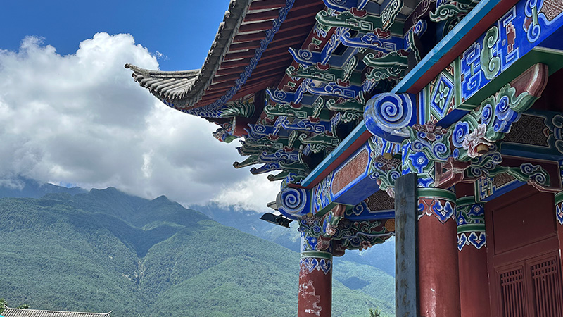 An old building in Dali Ancient Town