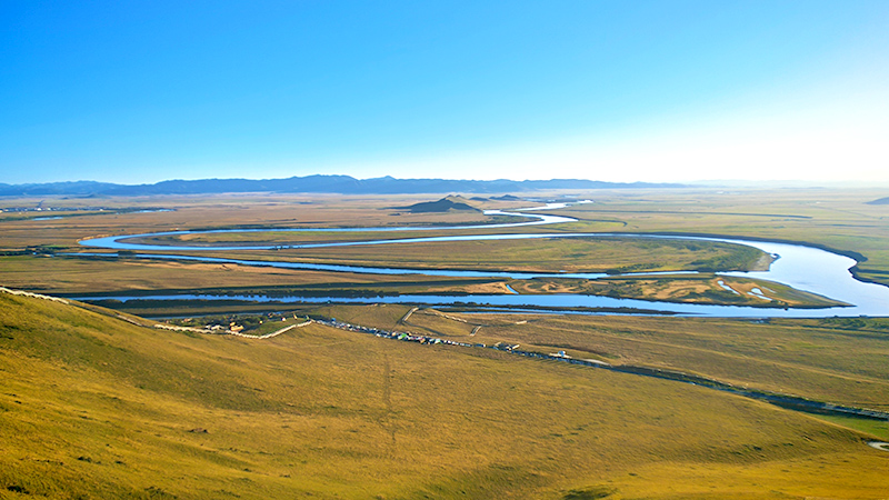 First Bend of the Yellow River in Maqu County, Gannan