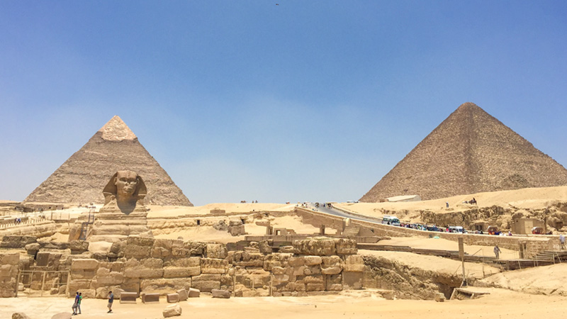 Pir&aacute;mides y Esfinge de Giza: Solo unas pocas personas