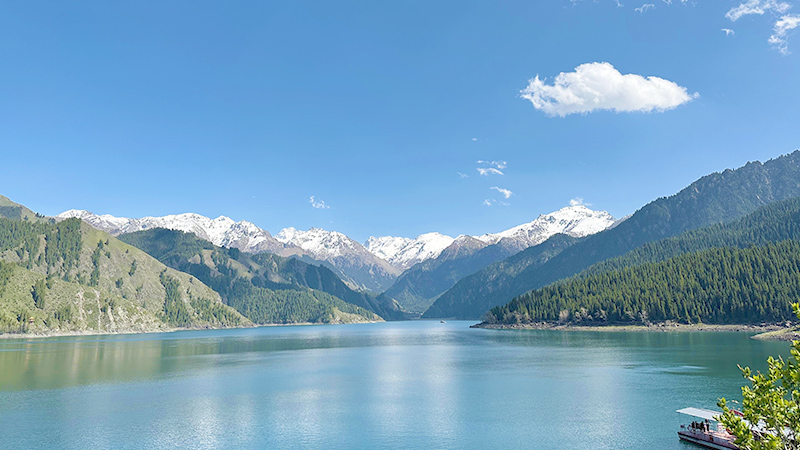 Heavenly Lake of Tianshan in Xinjiang