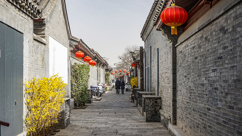 Street View of Beijing Hutongs