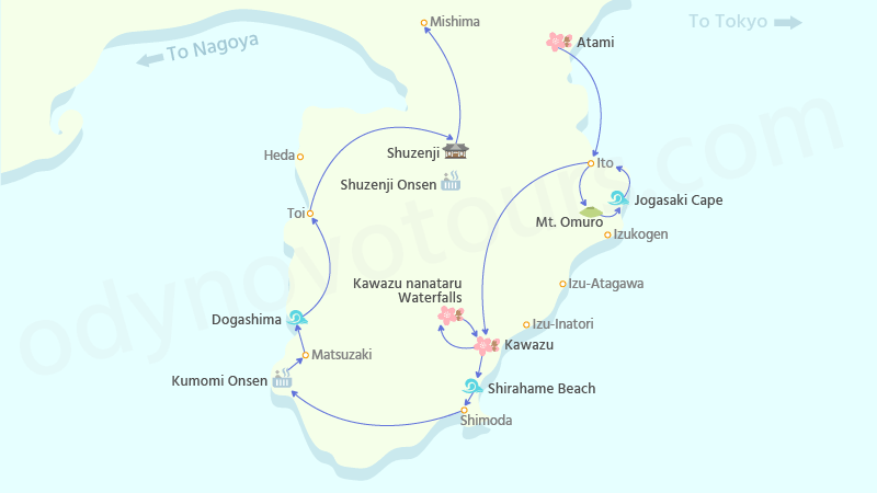 Izu Peninsula Round Trip