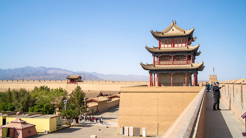 Jiayuguan Pass in Gansu Province
