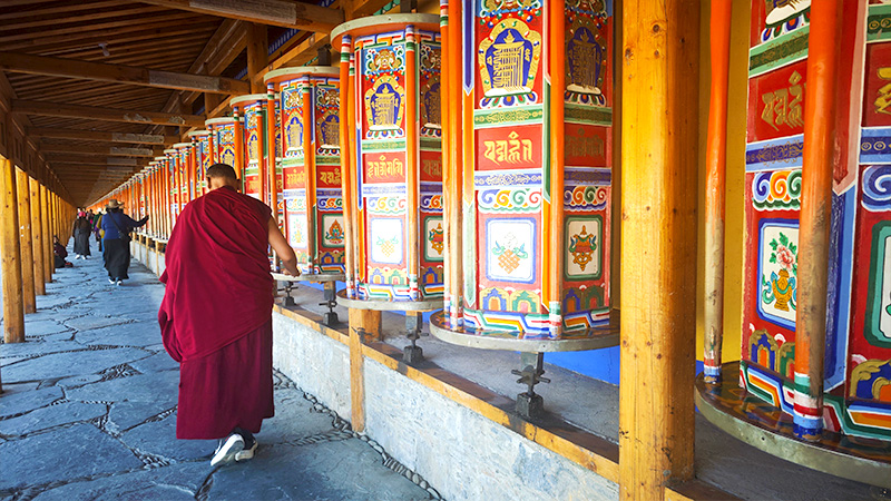 Labrang Monastery in Xiahe County