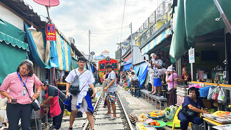The Maeklong Railway Market, Bangkok