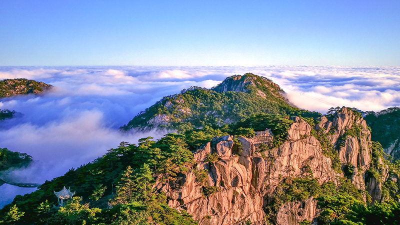 Sea of clouds scenery of Mt.Huang