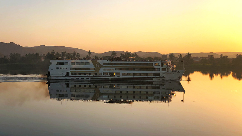Sunset View During Nile Cruise