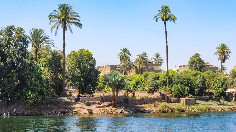 Village on the Bank of the Nile