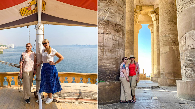 Odynovo Clients on Nile Cruise Tour