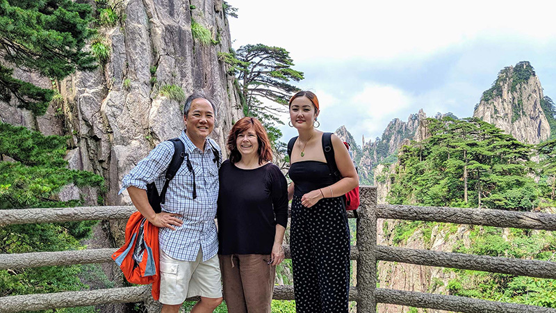 Our guests visit Huangshan with us
