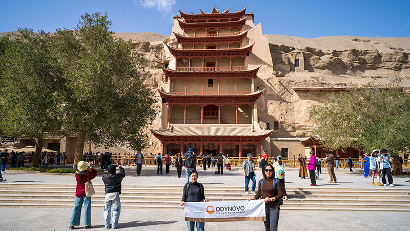 Our team has visited the Mogao Caves