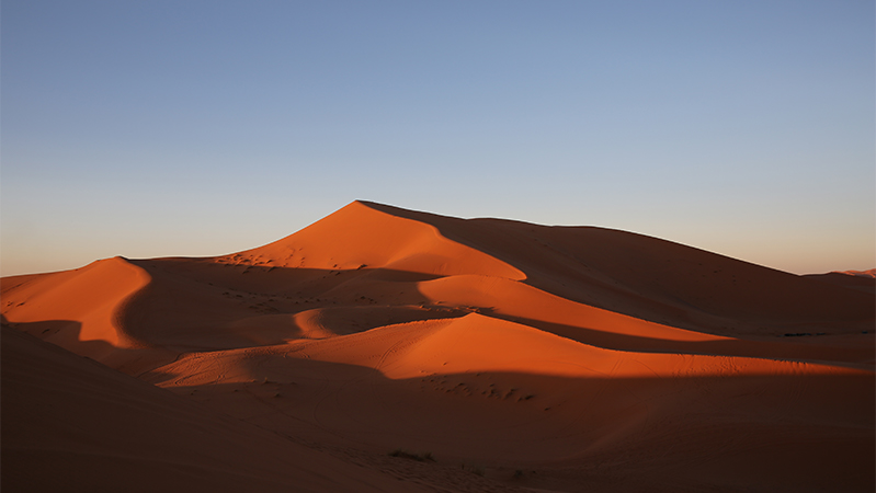 Dunes Under Changing Light