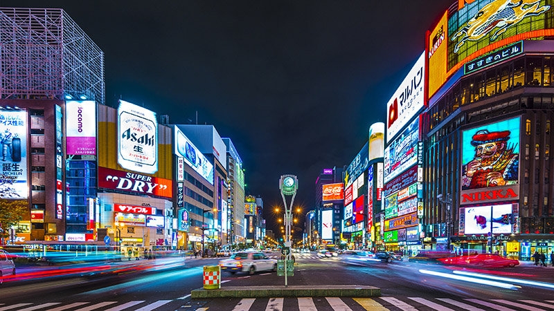 Sapporo at Night