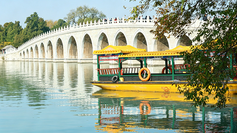 Seventeen-Arch Bridge in Summer Palace