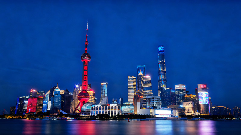 The Bund in Shanghai