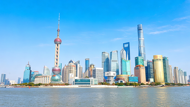The Bund in Shanghai