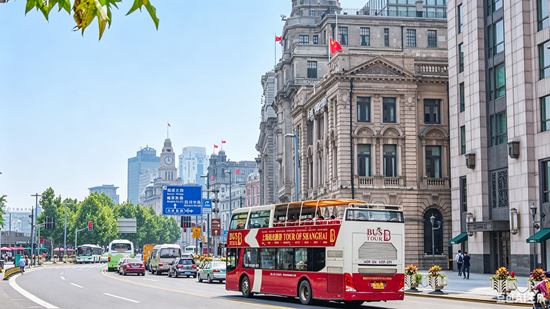 Street view of Shanghai