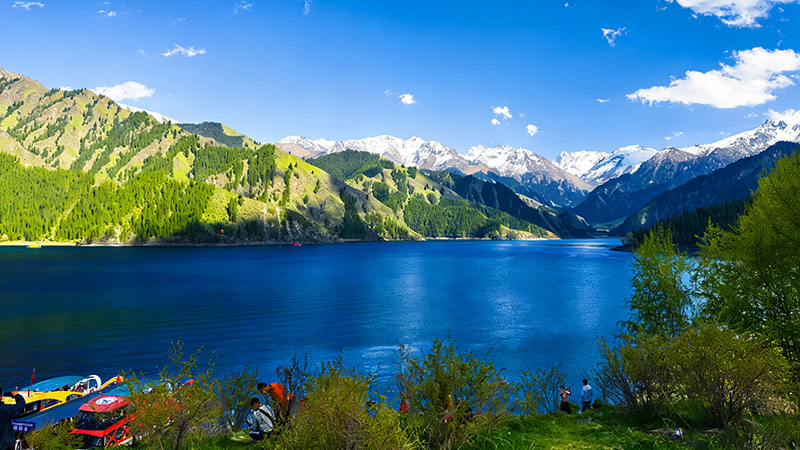Tianchi Lake in Xinjiang
