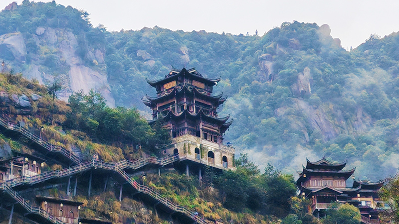 Wangxian Valley in Shangrao, Jiangxi Province