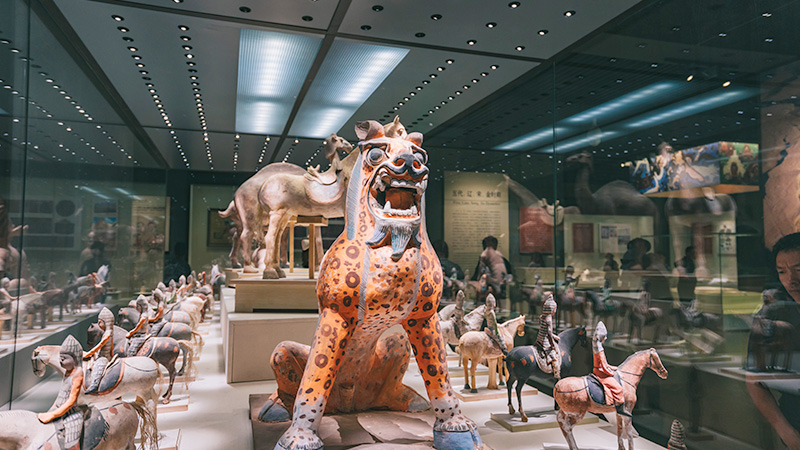 Artifacts in Xinjiang Uyghur Autonomous Museum