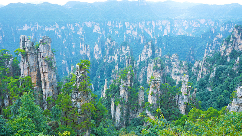 Zhangjiajie's Avatar mountains
