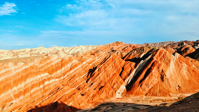 Zhangye Danxia Geopark in Gansu