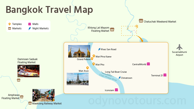 Bangkok Travel Map